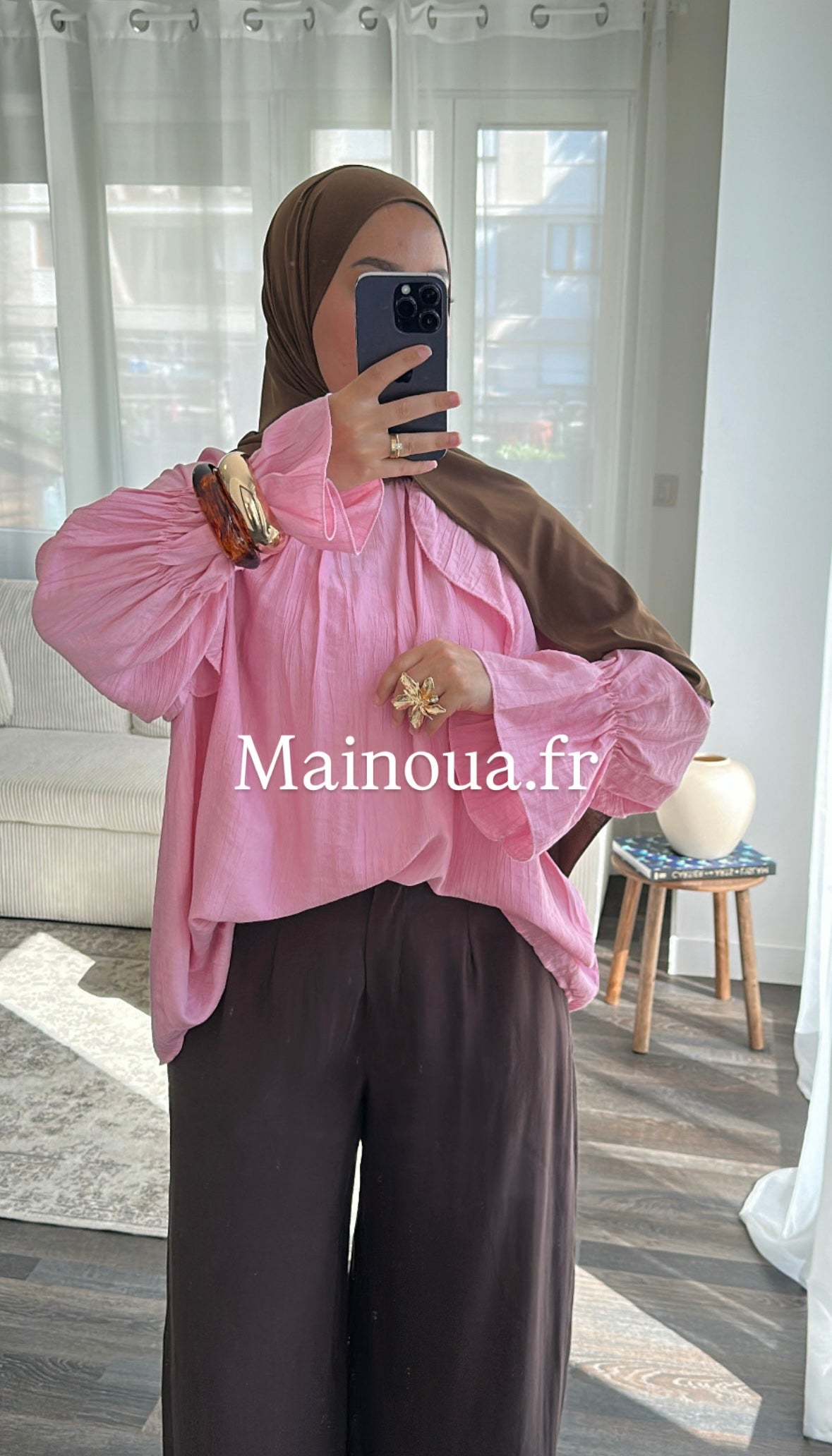 Blouse rose