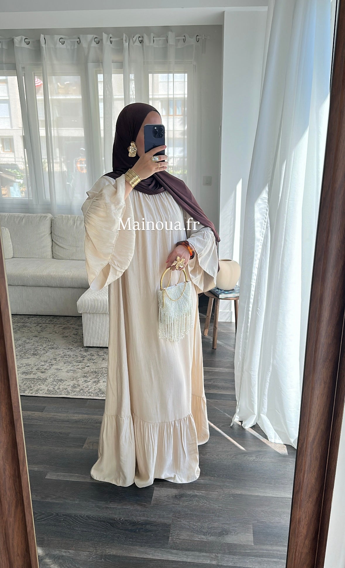 Robe beige
