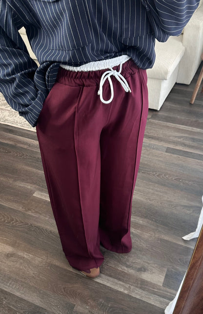 Pantalon Bordeaux