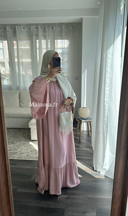 Robe vieux rose