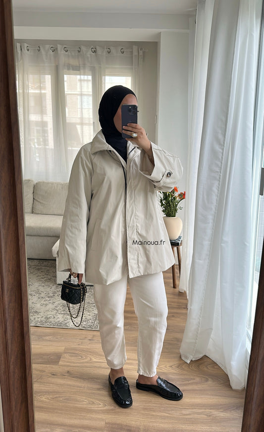 Trench court beige