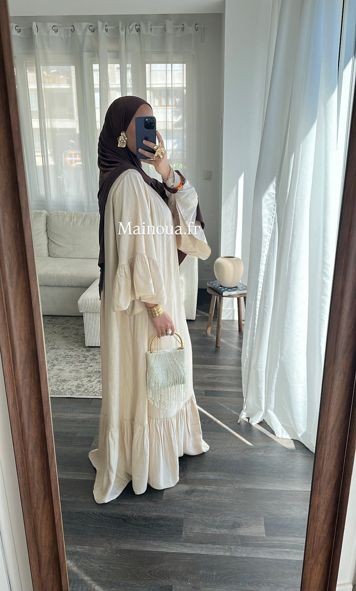 Robe beige
