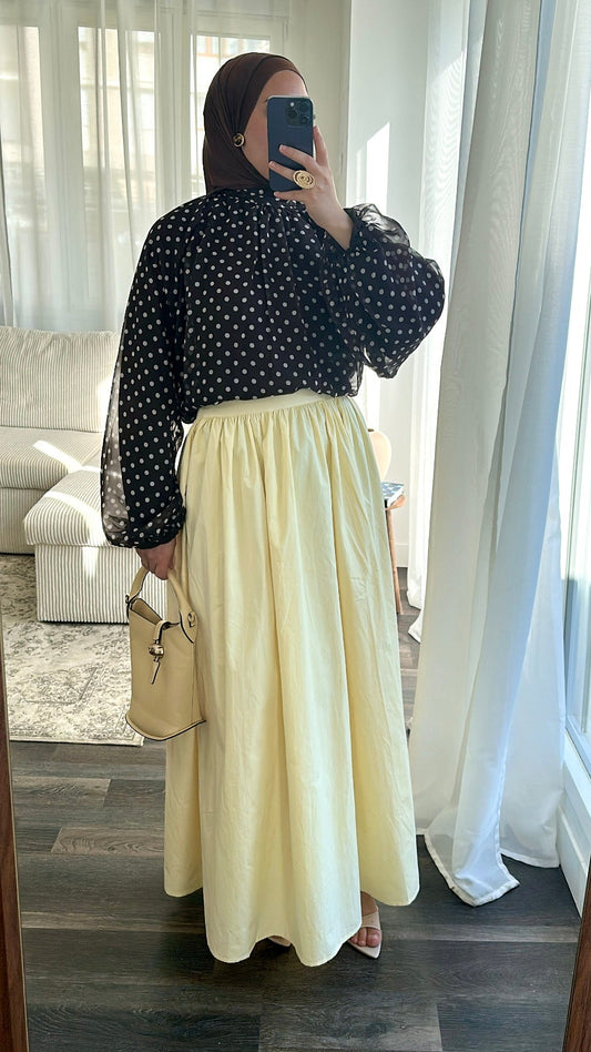 Jupe jaune