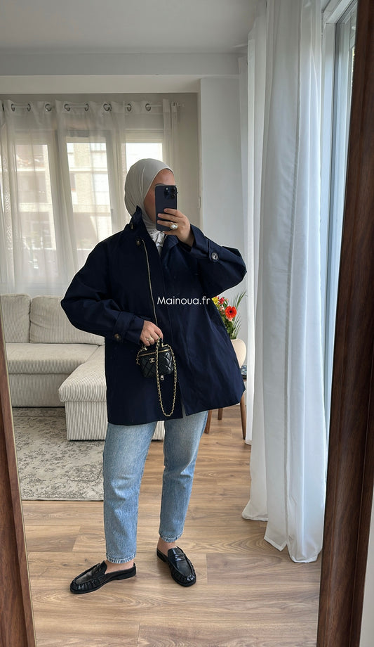 Trench court bleu
