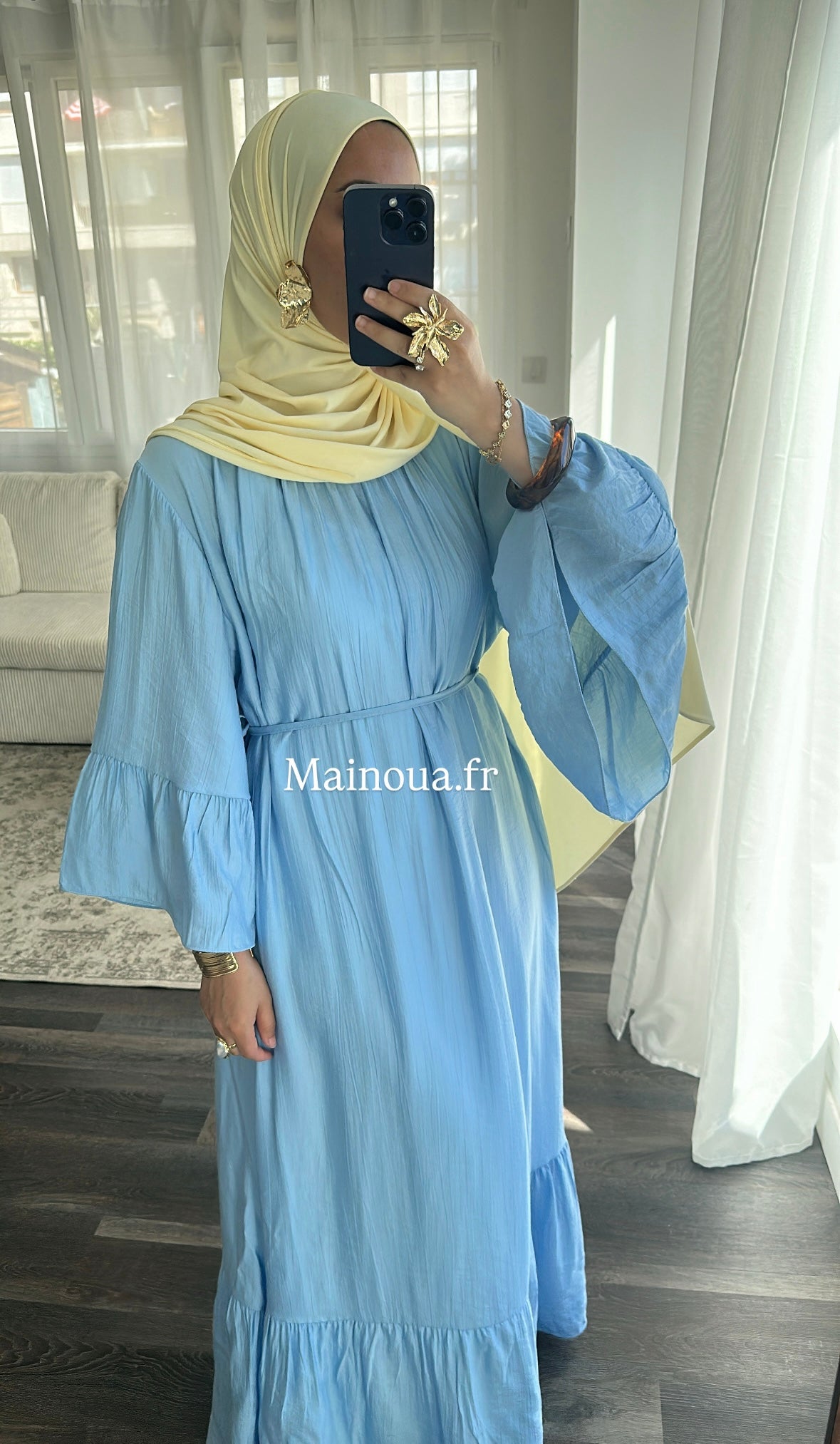 Robe bleu ciel