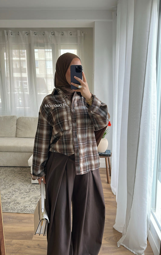 Chemise à carreaux