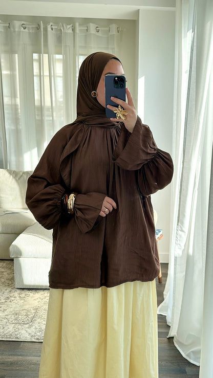 Blouse mocha