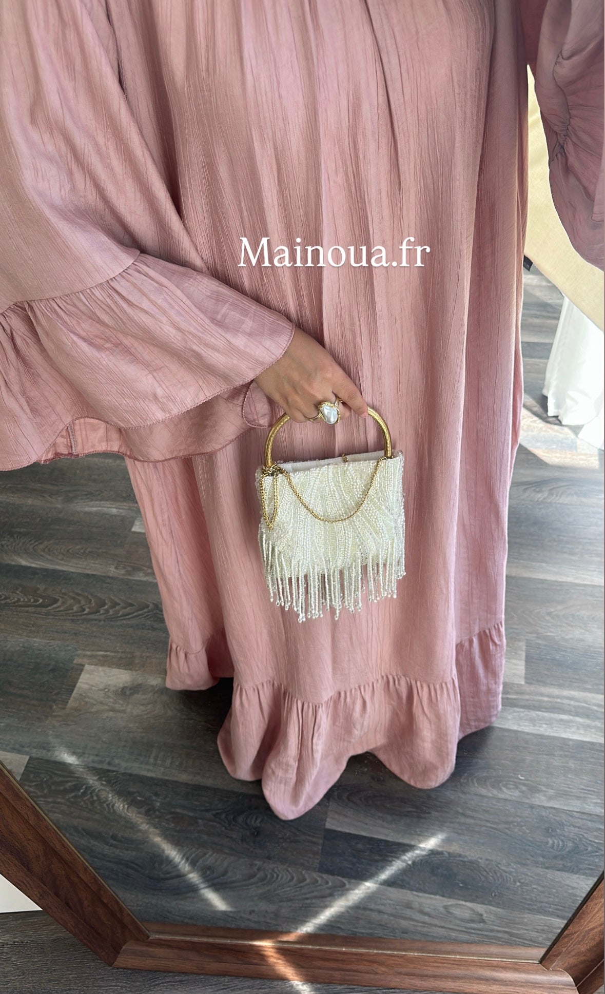 Robe vieux rose