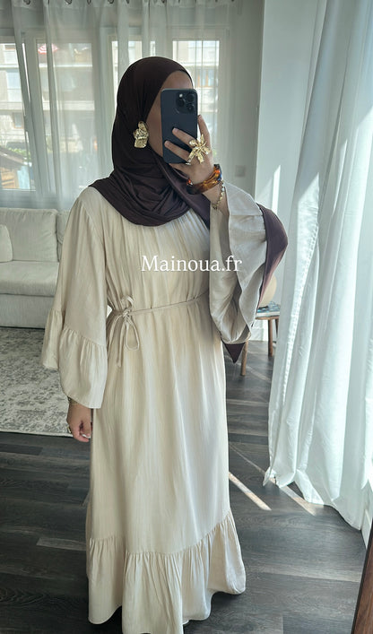 Robe beige