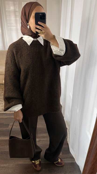 Pull marron