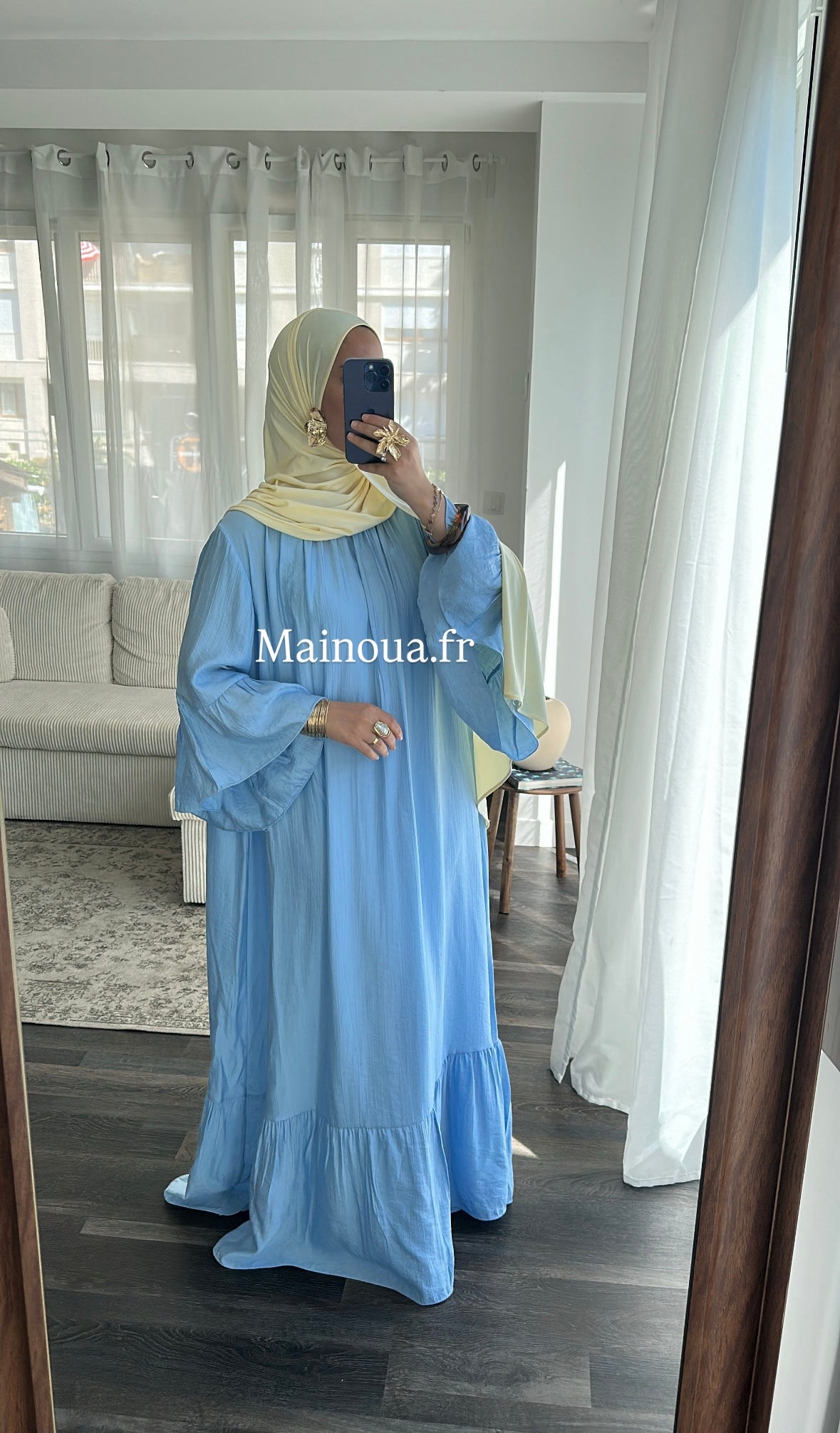Robe bleu ciel