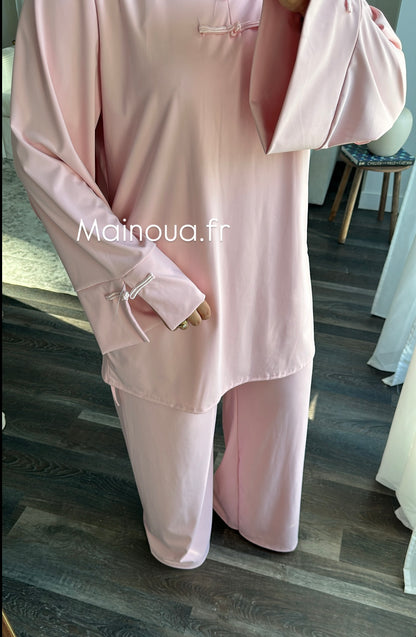 Burkini 3 pièces Rose