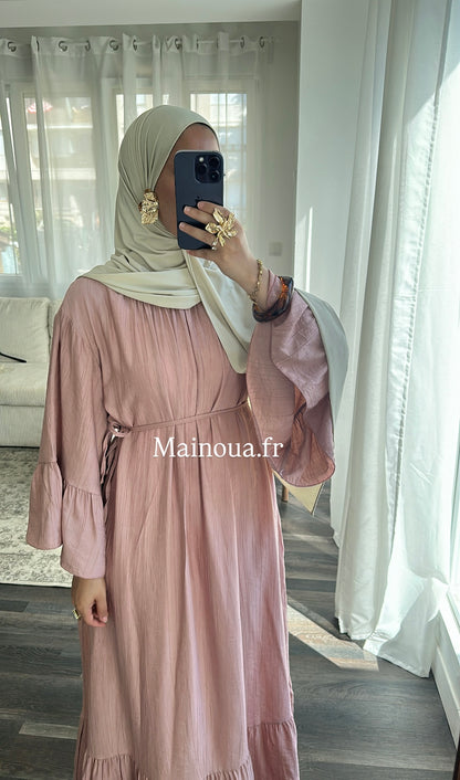 Robe vieux rose