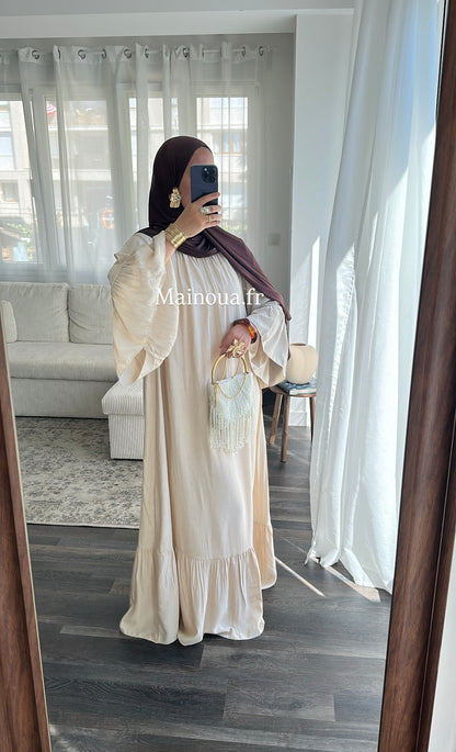 Robe beige