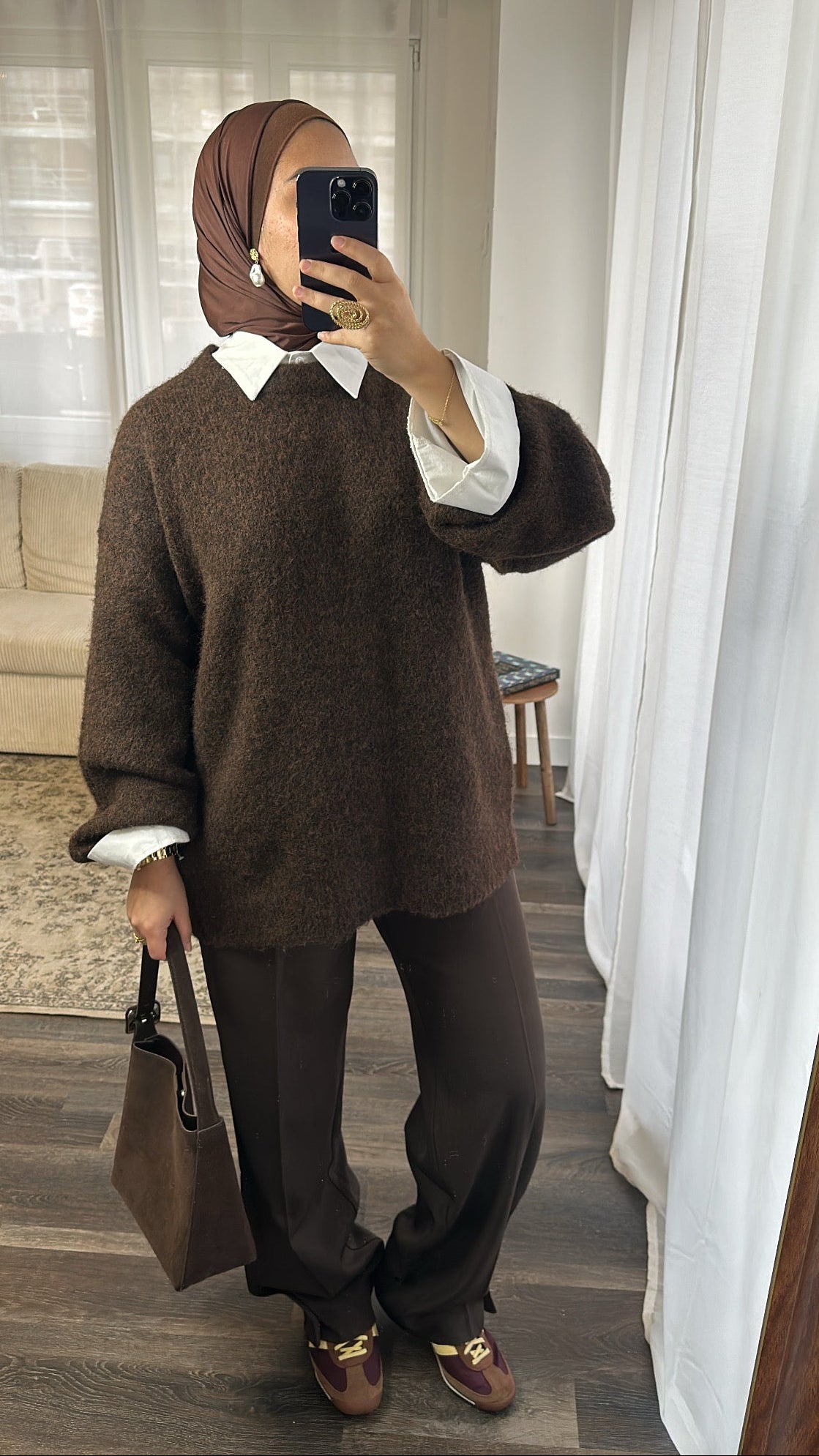 Pull marron